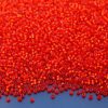 10g 910F Matte Silver Lined Flame Red Miyuki Seed Beads 15/0 1.5mm Michael's UK Jewellery