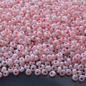 10g 911 Ceylon Impatiens Pink Toho 3mm Magatama Seed Beads Michael's UK Jewellery