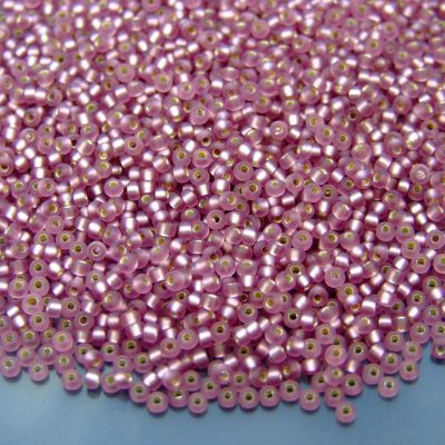 10g 912F Matte Silver Lined Smoky Amethyst Miyuki Seed Beads 11/0 2mm Michael's UK Jewellery