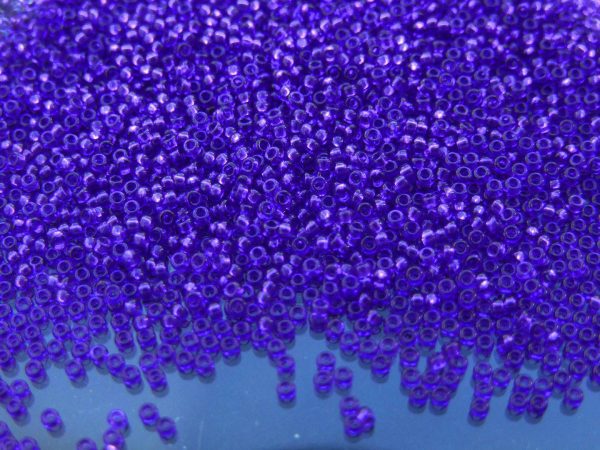 10g 91314 Dyed Transparent Red Violet Miyuki Seed Beads 15/0 1.5mm Michael's UK Jewellery