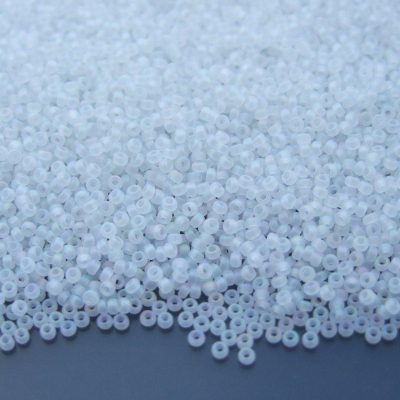 10g 9131FR Matte Transparent Crystal AB Miyuki Seed Beads 15/0 1.5mm Michael's UK Jewellery