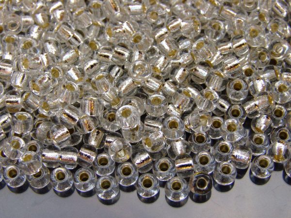 10g 9131S Silver Lined Crystal Miyuki Seed Beads 6/0 4mm Michael's UK Jewellery