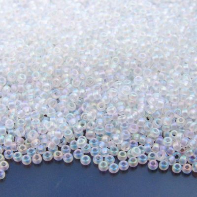 10g 9131SFR Semi Matte Transparent Crystal AB Miyuki Seed Beads 11/0 2mm Michael's UK Jewellery