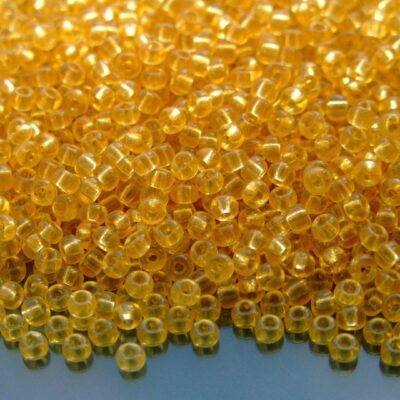 10g 9132 Transparent Light Topaz Miyuki Seed Beads 8/0 3mm Michael's UK Jewellery