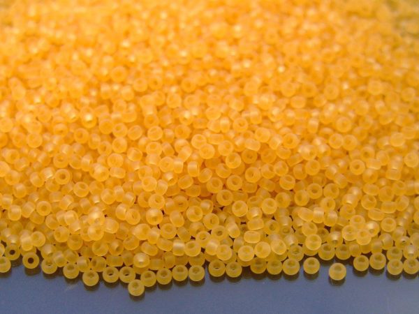10g 9132F Matte Transparent Light Topaz Miyuki Seed Beads 11/0 2mm Michael's UK Jewellery