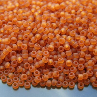 10g 9133F Matte Transparent Topaz Miyuki Seed Beads 8/0 3mm Michael's UK Jewellery