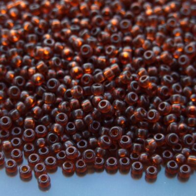 10g 9134 Transparent Dark Topaz Miyuki Seed Beads 8/0 3mm Michael's UK Jewellery