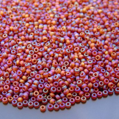 10g 9134FR Matte Transparent Light Brown AB Miyuki Seed Beads 11/0 2mm Michael's UK Jewellery