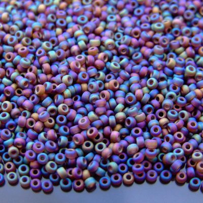 10g 9135FR Matte Transparent Brown AB Miyuki Seed Beads 11/0 2mm Michael's UK Jewellery