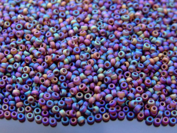 10g 9135FR Matte Transparent Brown AB Miyuki Seed Beads 11/0 2mm Michael's UK Jewellery