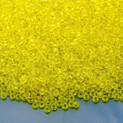 10g 9136 Transparent Yellow Miyuki Seed Beads 11/0 2mm Michael's UK Jewellery