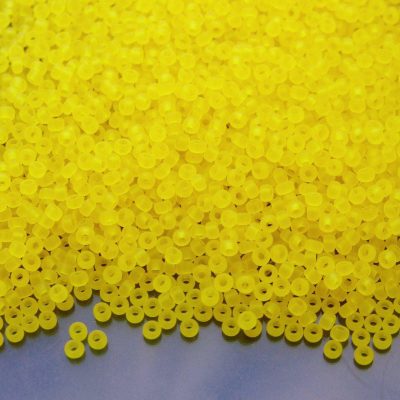 10g 9136F Matte Transparent Yellow Miyuki Seed Beads 11/0 2mm Michael's UK Jewellery