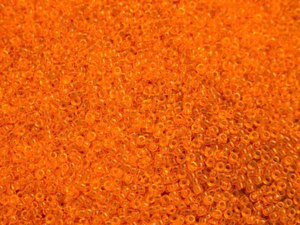 10g 9138 Transparent Orange Miyuki Seed Beads 11/0 2mm Michael's UK Jewellery