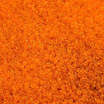 10g 9138 Transparent Orange Miyuki Seed Beads 11/0 2mm Michael's UK Jewellery