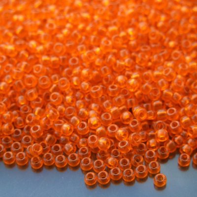 10g 9138 Transparent Orange Miyuki Seed Beads 8/0 3mm Michael's UK Jewellery