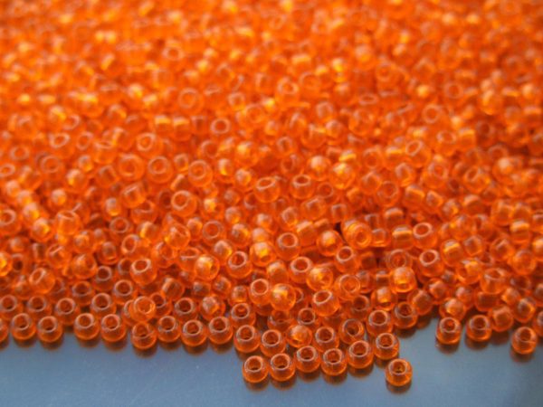 10g 9138 Transparent Orange Miyuki Seed Beads 8/0 3mm Michael's UK Jewellery