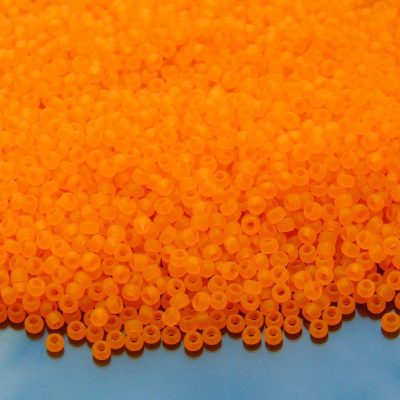10g 9138F Matte Transparent Orange Miyuki Seed Beads 11/0 2mm Michael's UK Jewellery