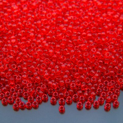 10g 9141 Transparent Ruby Miyuki Seed Beads 11/0 2mm Michael's UK Jewellery