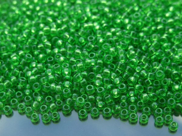 10g 9144 Transparent Lime Miyuki Seed Beads 8/0 3mm Michael's UK Jewellery