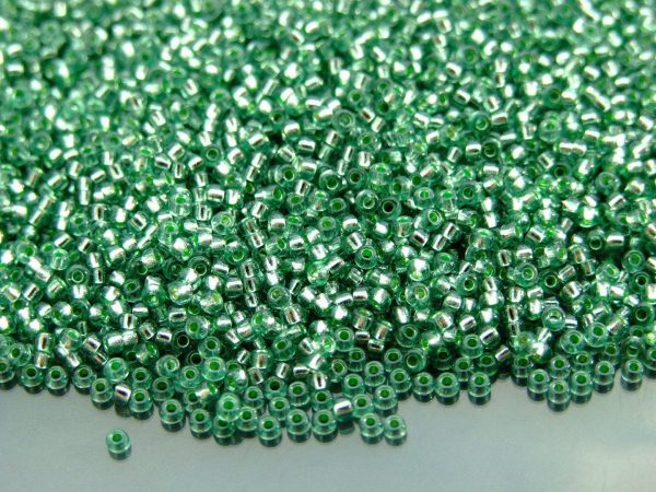 10g 91456 Dyed Silver Lined Lichen Miyuki Seed Beads 11/0 2mm Michael's UK Jewellery