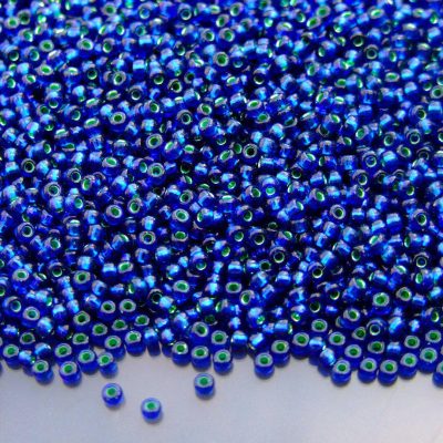 10g 91457 Metallic Emerald/Dark Sapphire Miyuki Seed Beads 11/0 2mm Michael's UK Jewellery