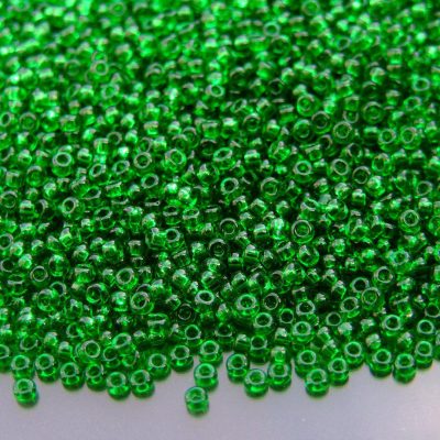 10g 9146 Transparent Green Miyuki Seed Beads 11/0 2mm Michael's UK Jewellery