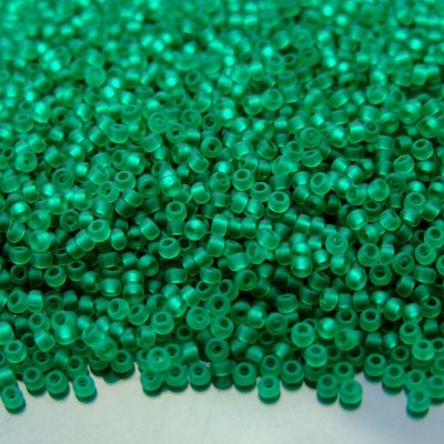 10g 9147F Matte Transparent Dark Green Miyuki Seed Beads 11/0 2mm Michael's UK Jewellery