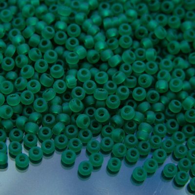 10g 9147F Matte Transparent Dark Green Miyuki Seed Beads 8/0 3mm Michael's UK Jewellery