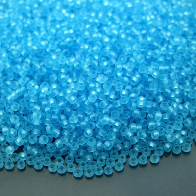 10g 9148F Matte Transparent Light Blue Miyuki Seed Beads 11/0 2mm Michael's UK Jewellery
