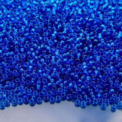 10g 9149 Transparent Capri Blue Miyuki Seed Beads 11/0 2mm Michael's UK Jewellery