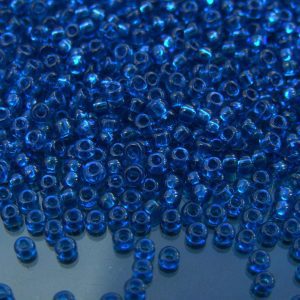 10g 9149 Transparent Capri Blue Miyuki Seed Beads 8/0 3mm Michael's UK Jewellery