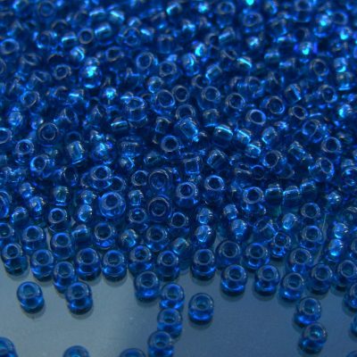 10g 9149 Transparent Capri Blue Miyuki Seed Beads 8/0 3mm Michael's UK Jewellery