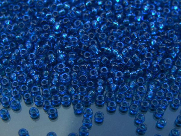 10g 9149 Transparent Capri Blue Miyuki Seed Beads 8/0 3mm Michael's UK Jewellery