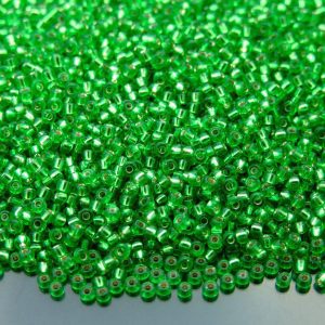 10g 915 Light Green Miyuki Seed Beads 11/0 2mm Michael's UK Jewellery