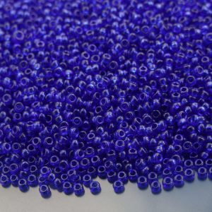 10g 9151 Transparent Cobalt Miyuki Seed Beads 11/0 2mm Michael's UK Jewellery