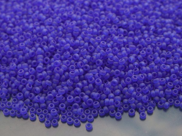 10g 9151F Matte Transparent Cobalt Miyuki Seed Beads 11/0 2mm Michael's UK Jewellery