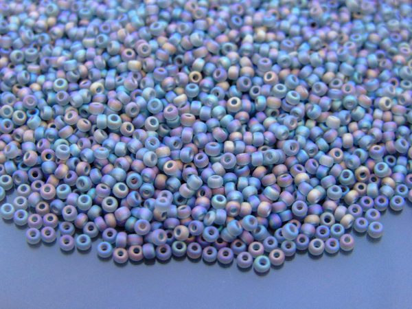 10g 9152FR Matte Transparent Gray AB Miyuki Seed Beads 11/0 2mm Michael's UK Jewellery