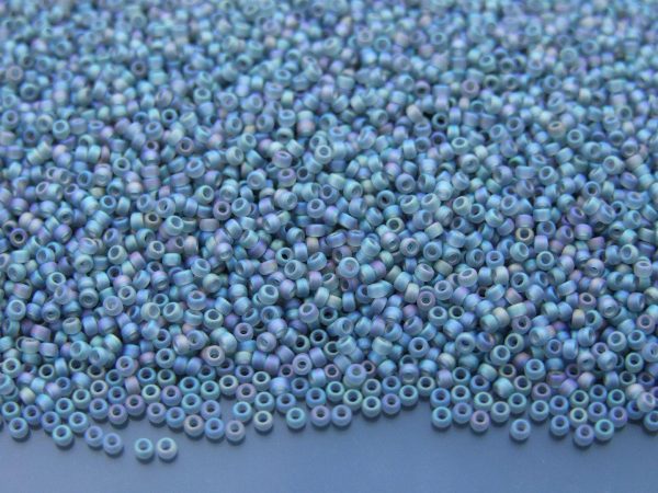 10g 9152FR Matte Transparent Gray AB Miyuki Seed Beads 15/0 1.5mm Michael's UK Jewellery