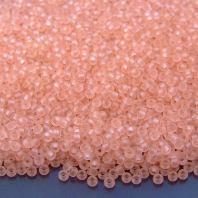 10g 9155F Matte Transparent Tea Rose Miyuki Seed Beads 11/0 2mm Michael's UK Jewellery