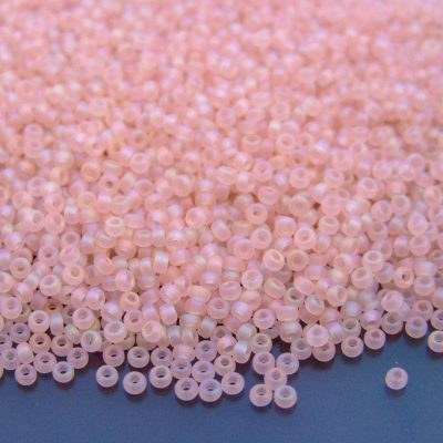 10g 9155FR Matte Transparent Light Tea Rose AB Miyuki Seed Beads 11/0 2mm Michael's UK Jewellery