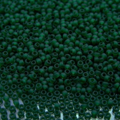 10g 9156F Matte Transparent Emerald Miyuki Seed Beads 11/0 2mm Michael's UK Jewellery