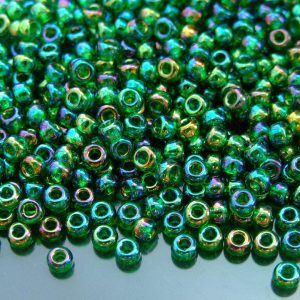 10g 9179 Transparent Green Luster Miyuki Seed Beads 6/0 4mm Michael's UK Jewellery