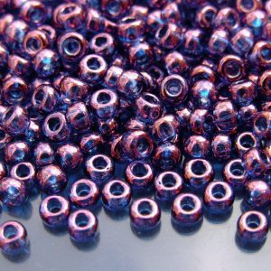 10g 91884 Violet Gold Luster Miyuki Seed Beads 6/0 4mm Michael's UK Jewellery