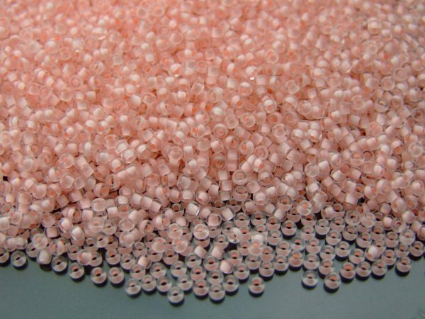 10g 91923 Semi Matte Pale Pink Lined Crystal Miyuki Seed Beads 11/0 2mm Michael's UK Jewellery