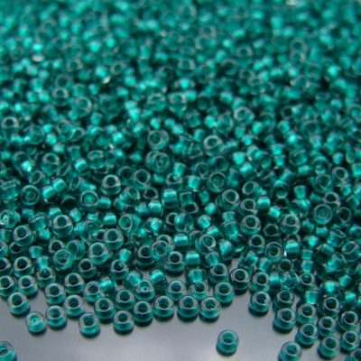 10g 91933 Emeral Lined Light Gray Miyuki Seed Beads 11/0 2mm Michael's UK Jewellery