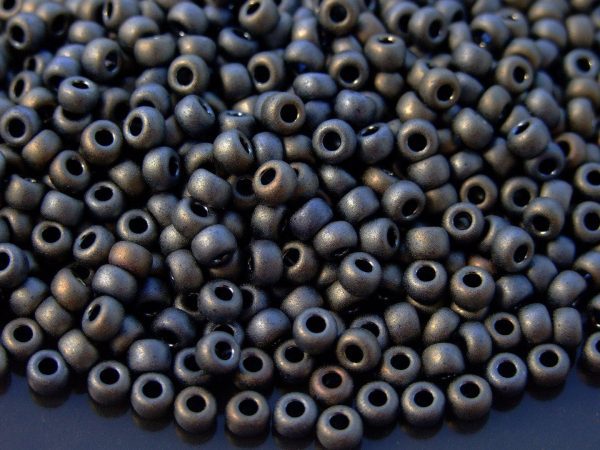 10g 92002 Matte Metallic Silver Gray Miyuki Seed Beads 6/0 4mm Michael's UK Jewellery