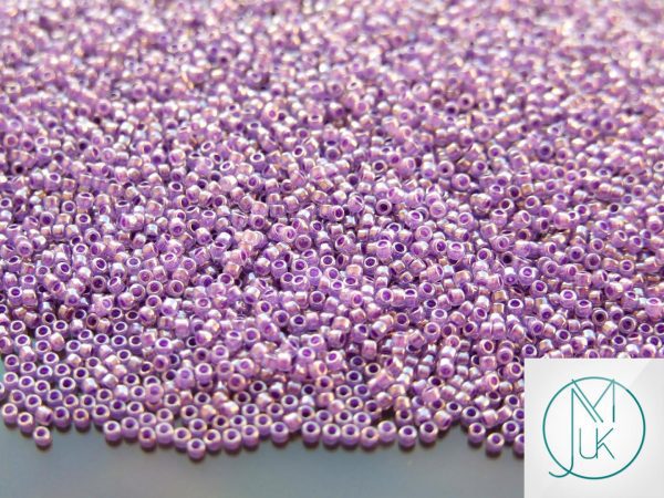 10g 922 Ceylon Gladiola Toho Seed Beads 15/0 1.5mm Michael's UK Jewellery