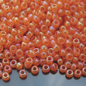 10g 9253 Transparent Orange AB Miyuki Seed Beads 6/0 4mm Michael's UK Jewellery