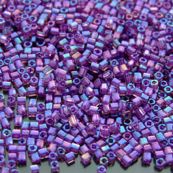 TOHO Cube Beads Purple Shades 1.5mm - Image 4