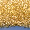 10g 93 Silver Lined Gold Miyuki Seed Beads 15/0 1.5mm beads mouse